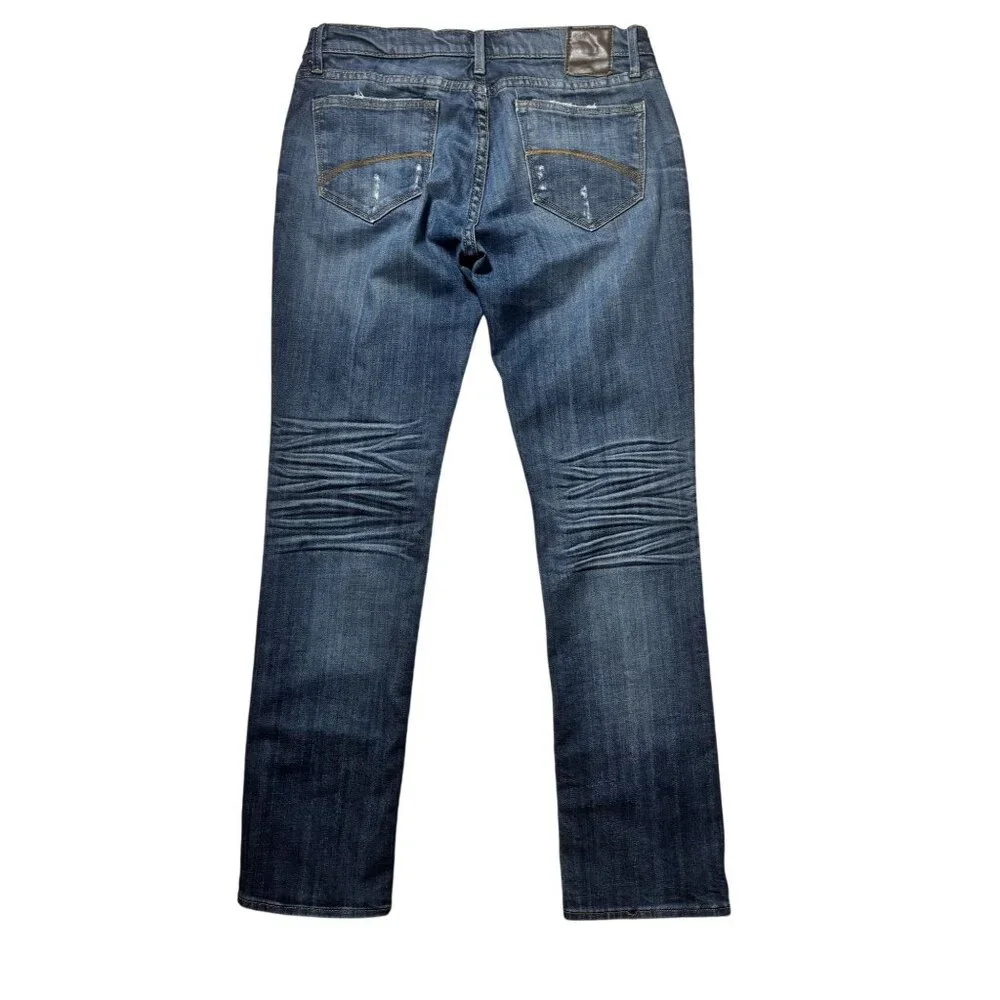 Driftwood Jeans For Women Size 29 Distressed Straight-Leg Denim Blue